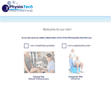 Tablet Screenshot of physiotech.com